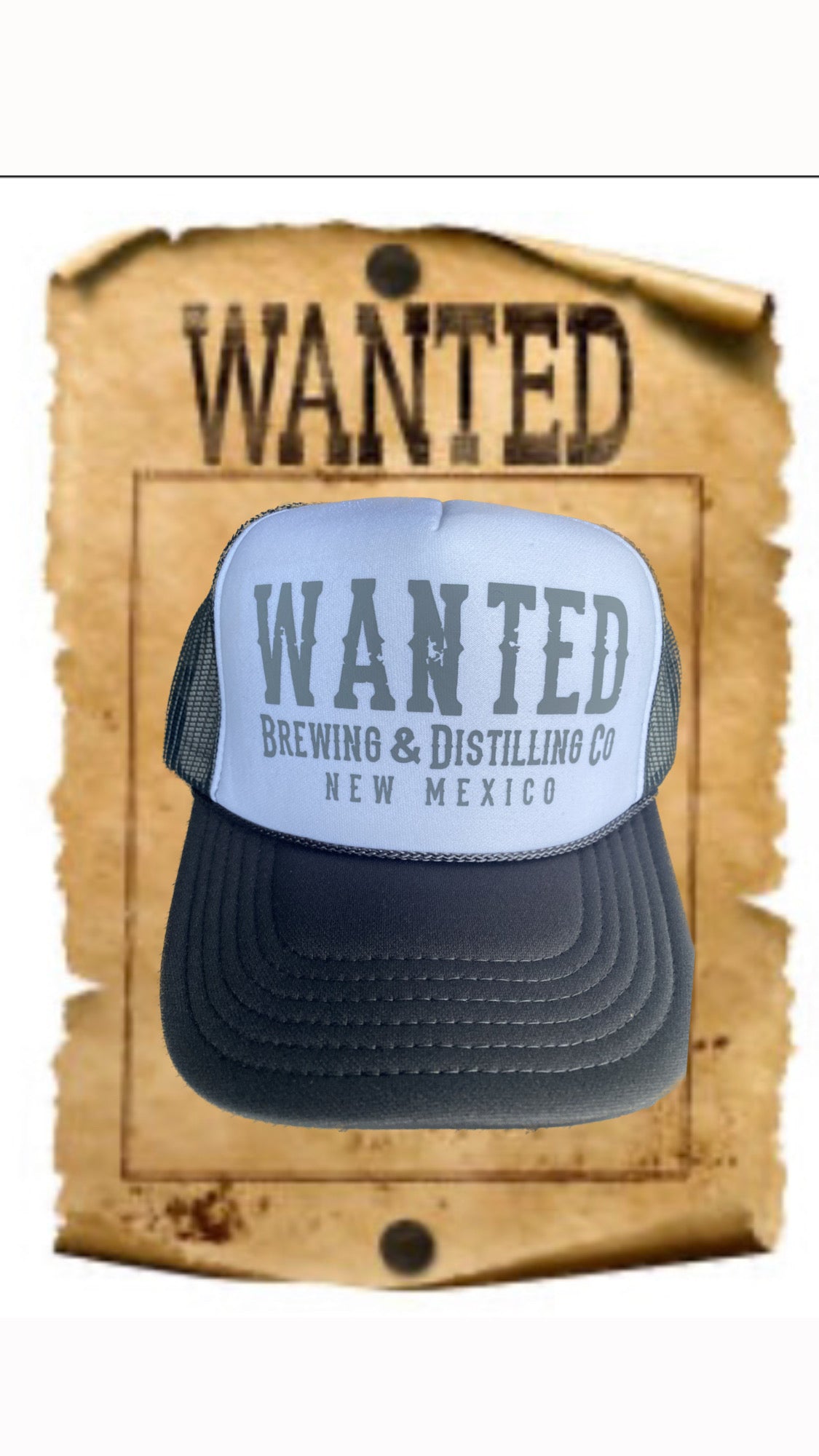 WANTED Brewing and Distilling Trucker Hat